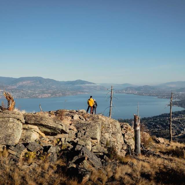 Couple Hiking at Johns Family Nature Conservancy Regional Park Aerial 6