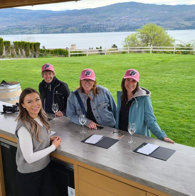 Writers visit Quails’ Gate Estate Winery on e-bike tour