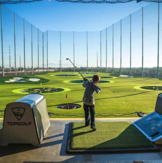 Top Golf with a pool and hot tubs! - Picture of Topgolf, Las Vegas -  Tripadvisor