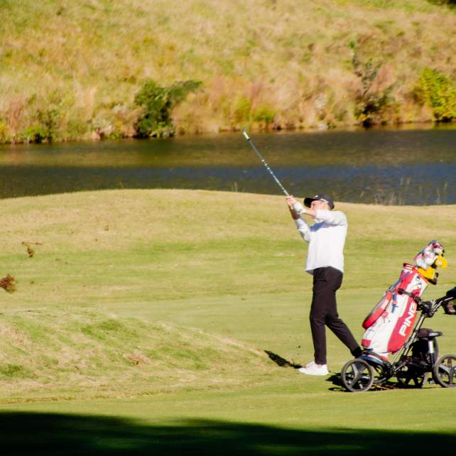 Golfing