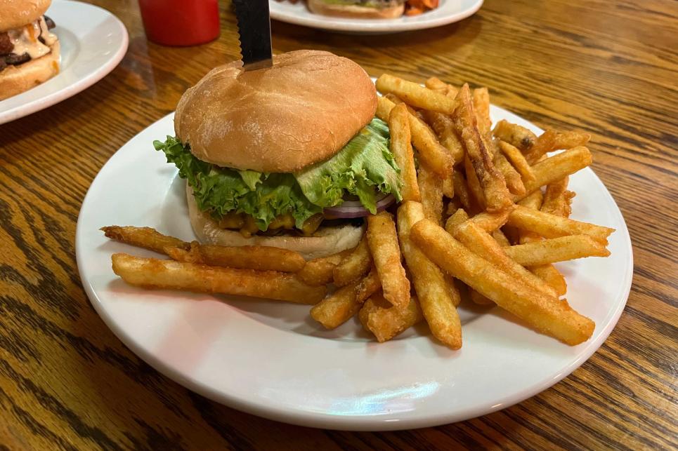 Cornucopia's All American Burger with Fries