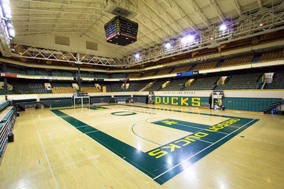 McArthur Court courtesy of University of Oregon Department of Physical Education and Recreation