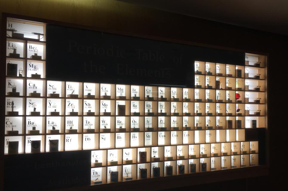Periodic Table of Elements at University of Oregon