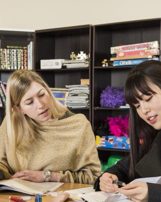 Students in Library