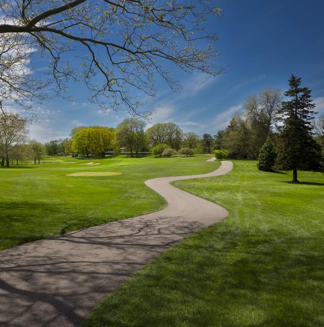 Path through Forest Akers West golf course