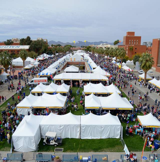 Tucson Festival of books on The University of Arizona Campus