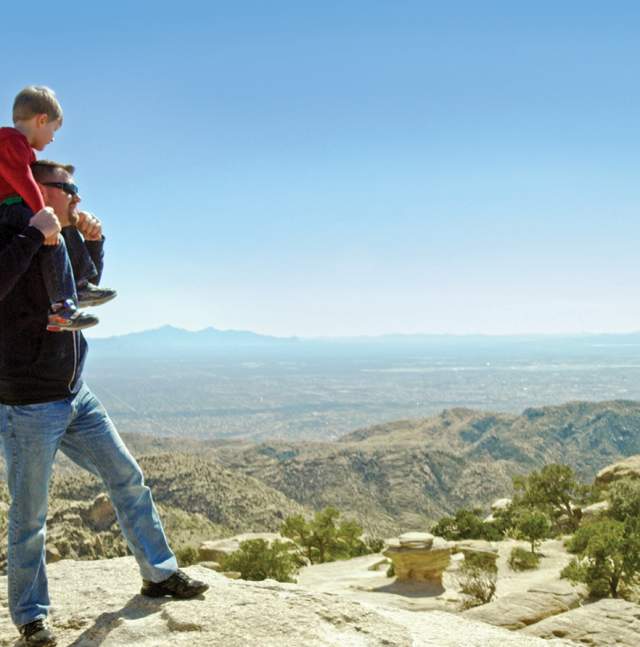 top of the world mount lemmon father son