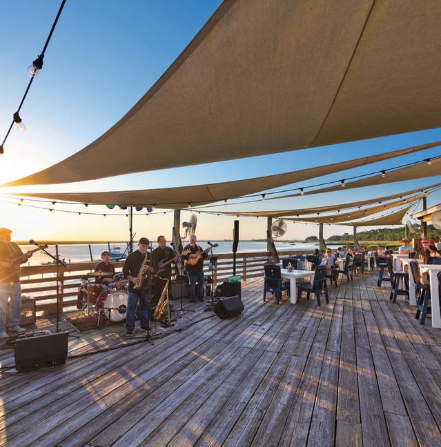 Live music at The Wharf on Jekyll Island