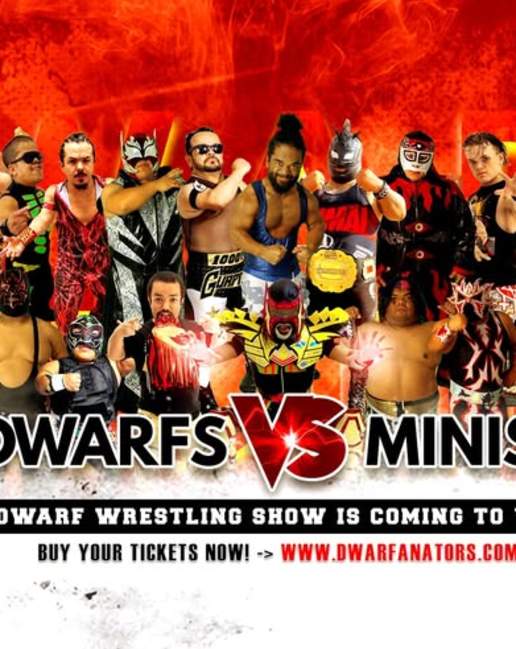 Extreme Dwarfanators Wrestling at Brass Hall