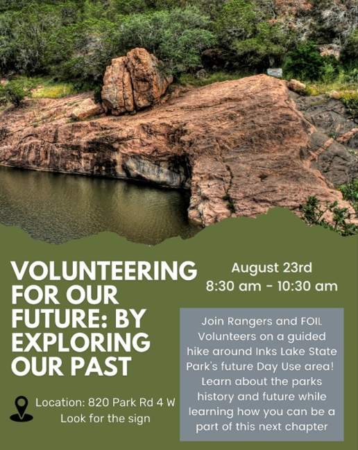 Friends of Inks Lake Volunteer Recruitment