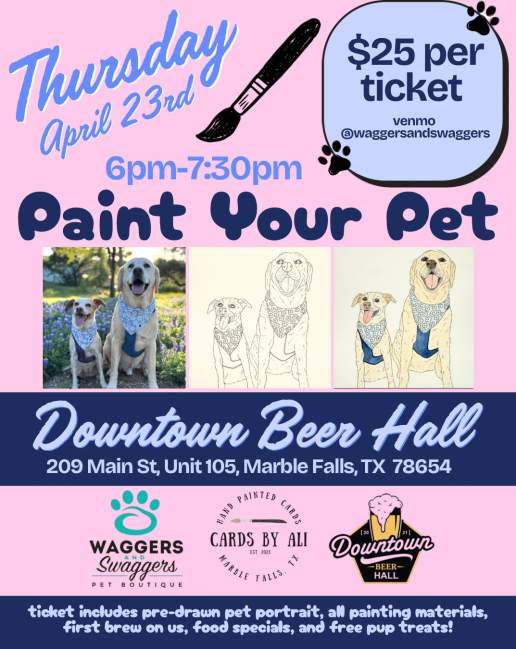 Paint Your Pet Night