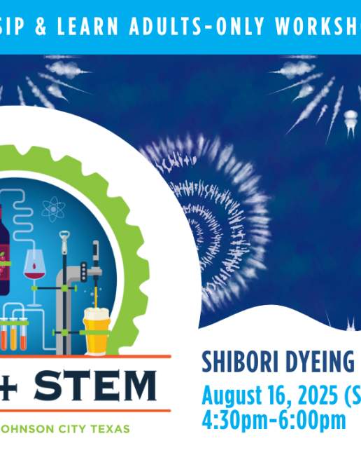Sips + STEM: Shibori Dyeing Workshop