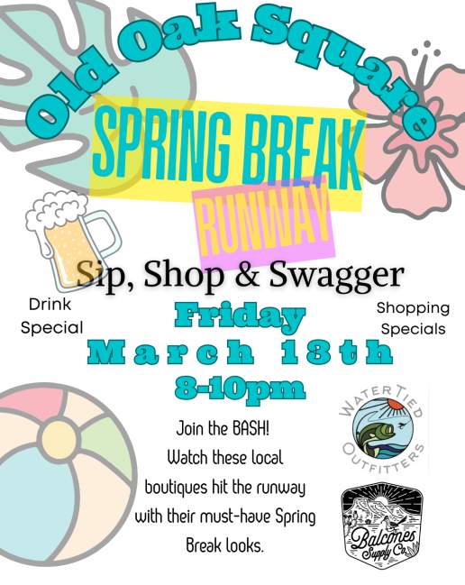 Sip, Shop & Swagger - Spring Break Party and Fashion Show