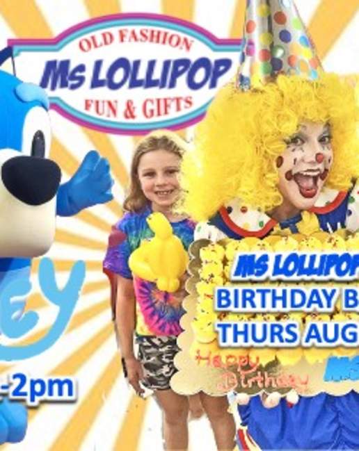 Ms Lollipop Birthday Bash with Bluey