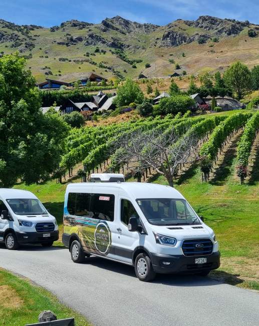 Appellation Wine Tours' all electric vans