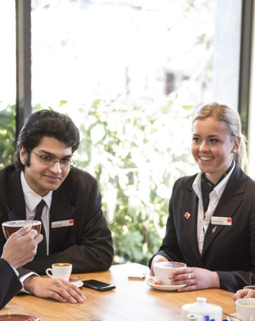 Group of students at Queenstown Resort College