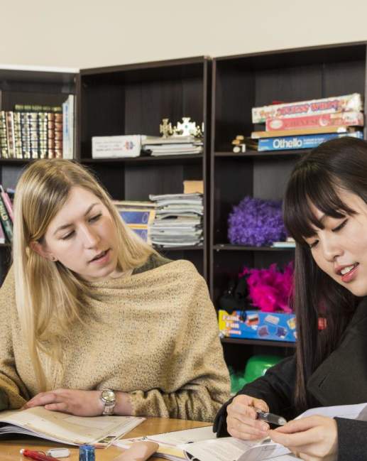 Students in Library
