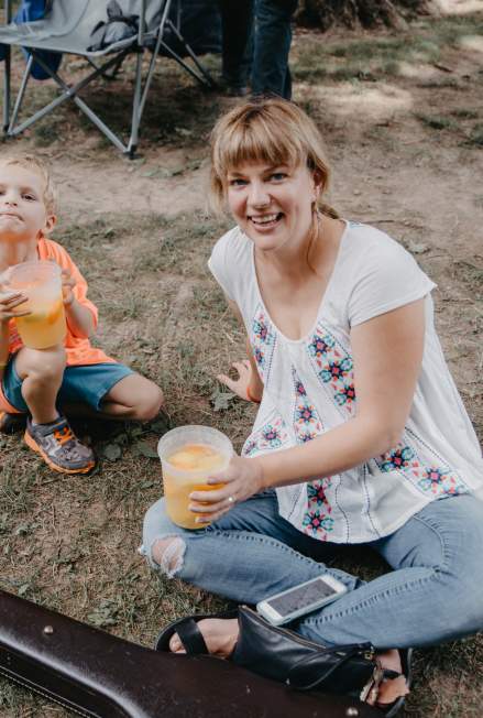 Smiling faces at Fiddlers 2019