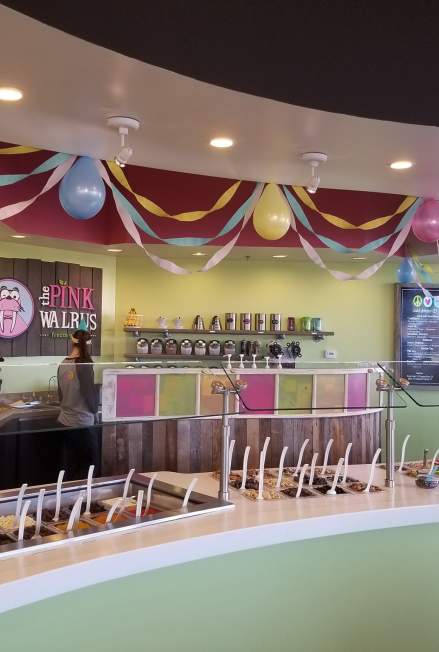 Pink Walrus Frozen Yougurt