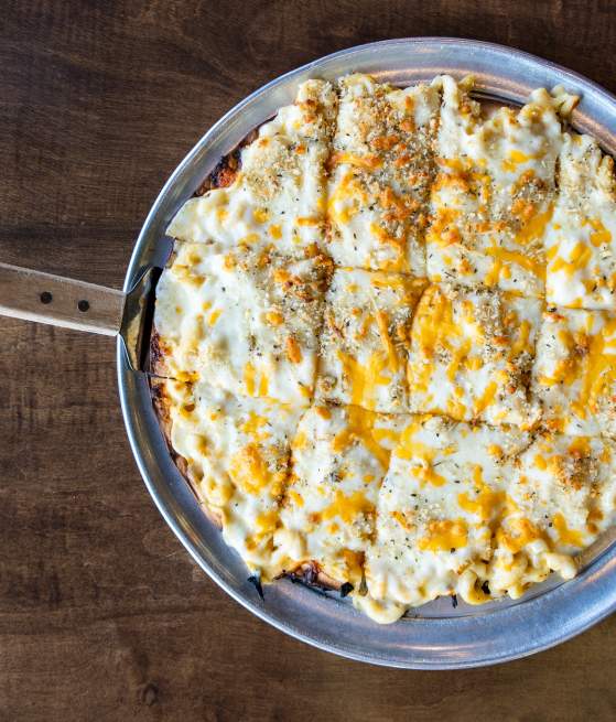 Mac and Cheese Pizza Garden