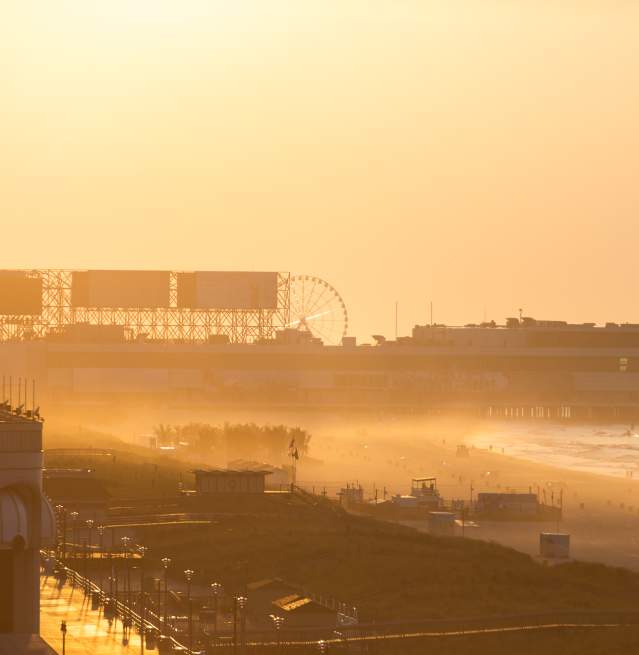 Beach-Steel Pier Sunrise