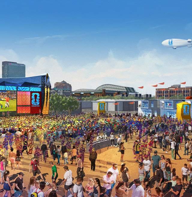 FIFA World Cup 26 Fan Fest Rendering