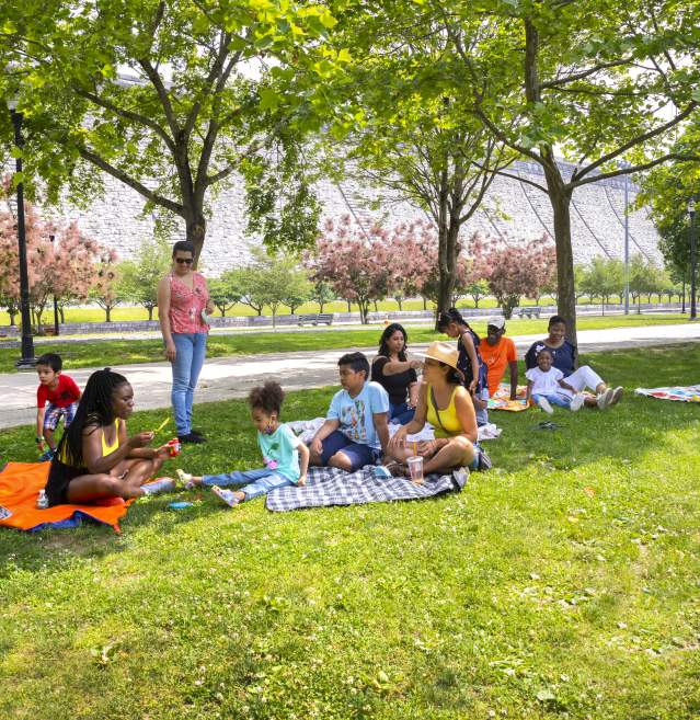 Families at Kensico Dam