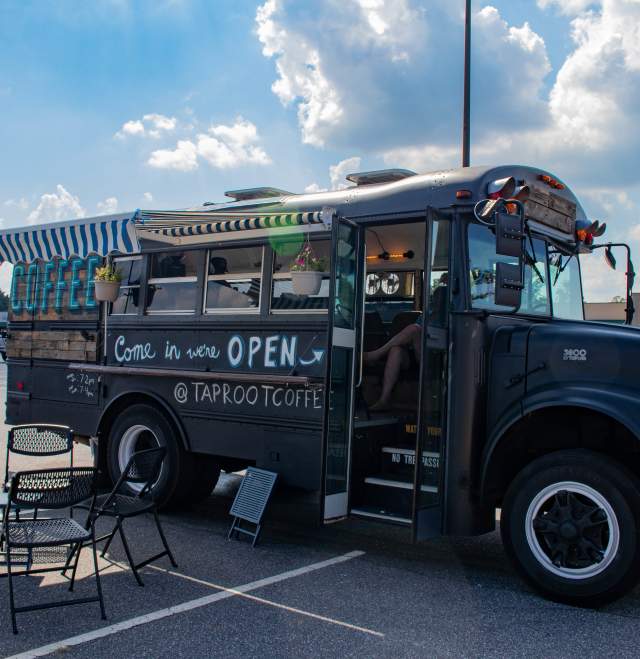 Tap root coffee bus