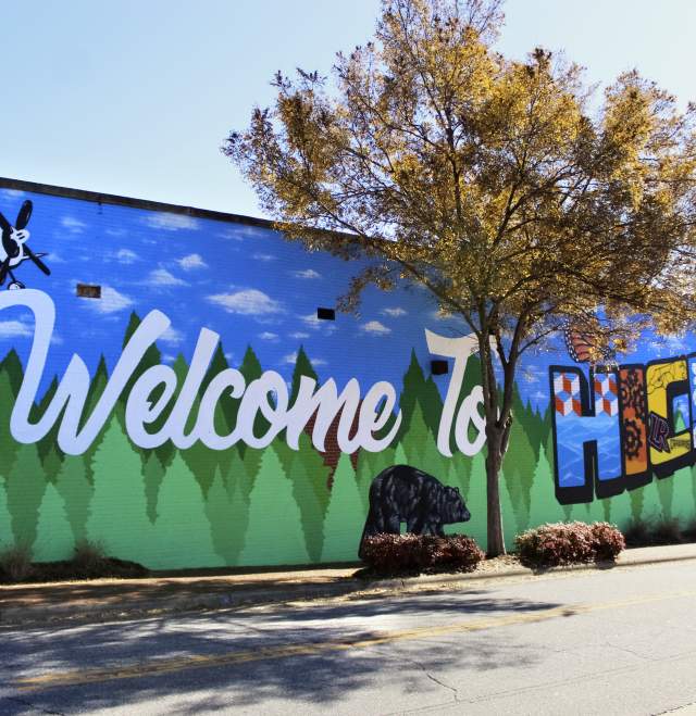 Welcome to Hickory Mural
