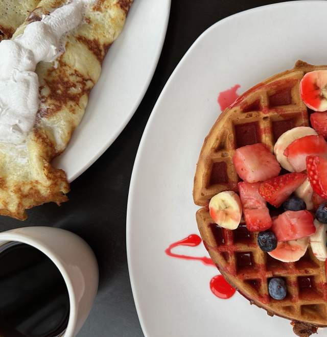 Dali's Cafe Waffles and Crepes Bird's Eye View