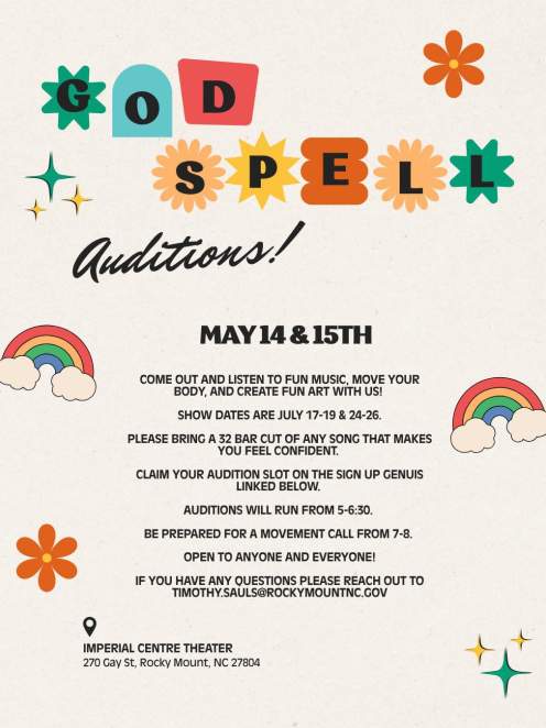 God Spell Auditions