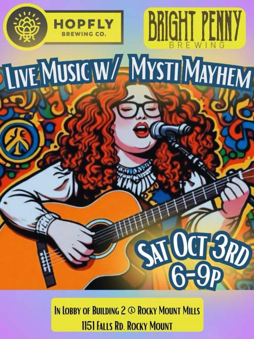 Live Music w/Mysti Mayham Presented by Bright Penny BC and Hopfly BC