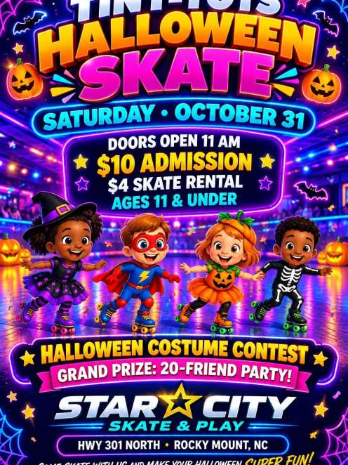 Tiny Tots Halloween Skate