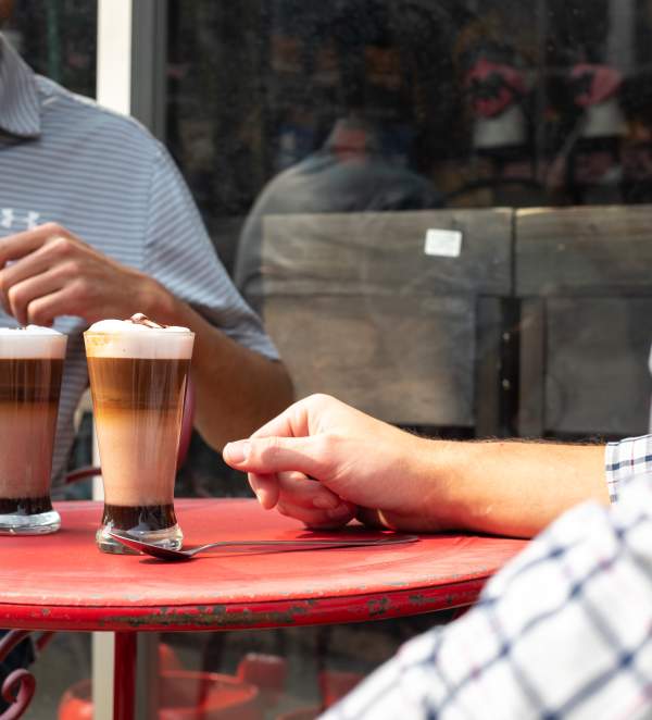 Coffee Outside at The Bourgeois Pig