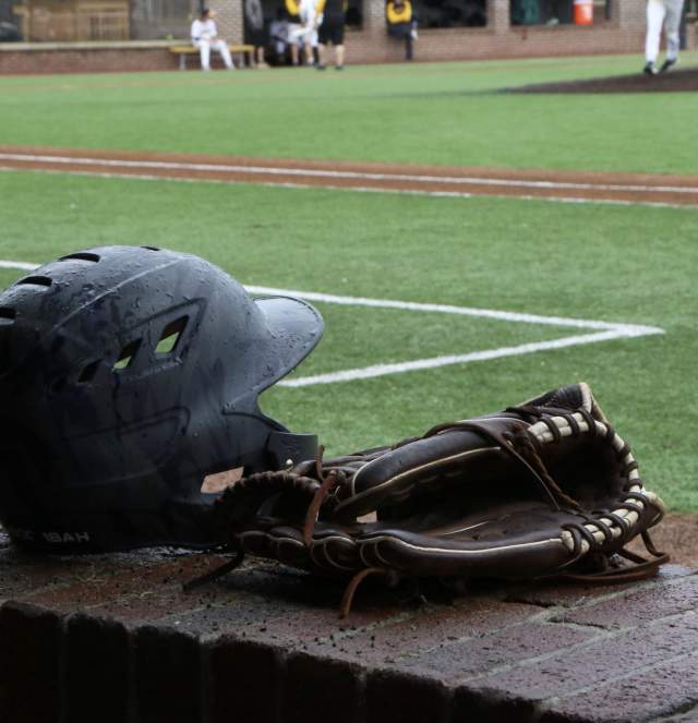 Baseball Helmet & Glove