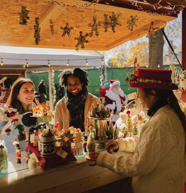 Group at Holiday Market