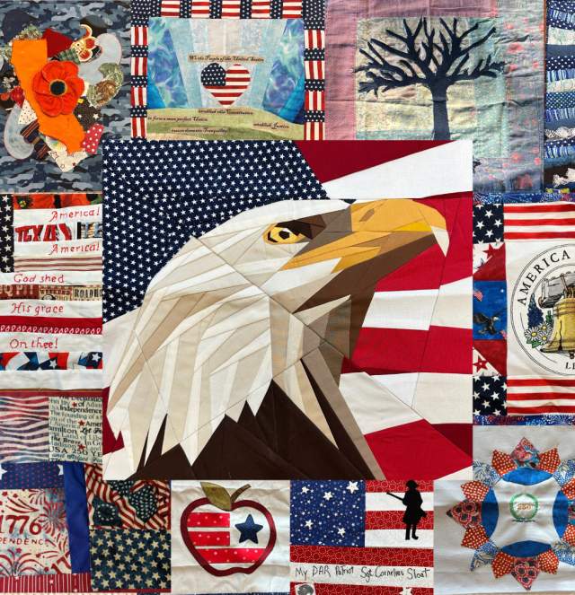 Quilt squares for the Great American Birthday Quilt.