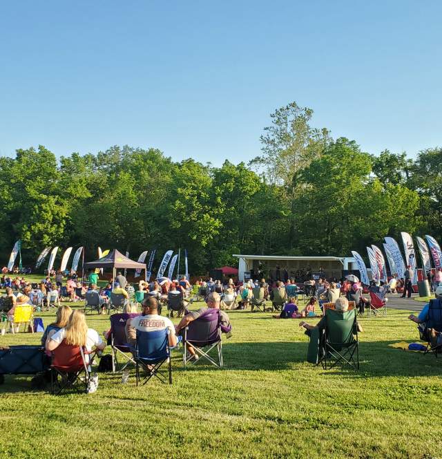 Pioneer Park is just one of several outdoor concert venues in Morgan County.