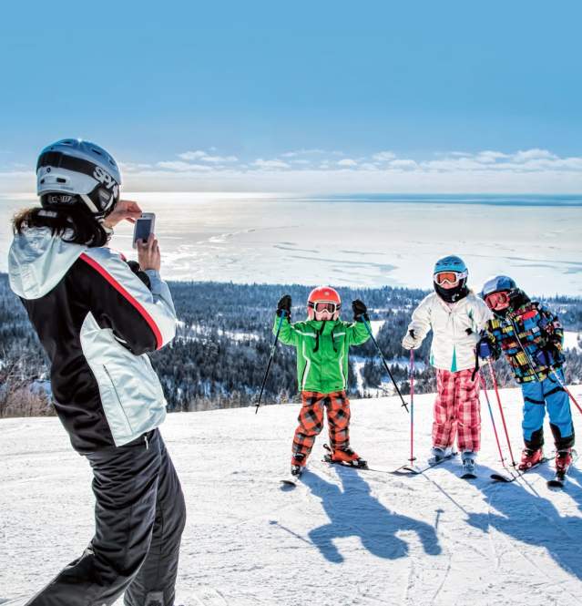 Family moments at the top at Lutsen Mountains by Per Breiehagen 2013 moresky sm