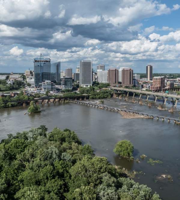 Downtown Skyline and James River