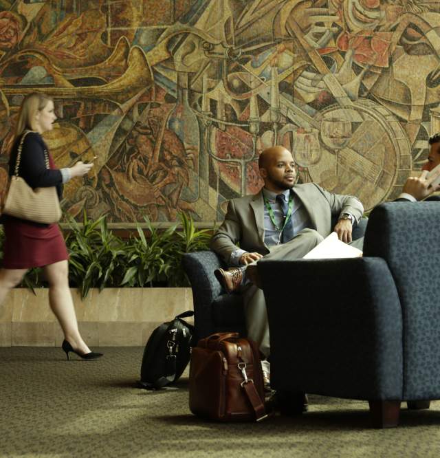 Business People at Convention