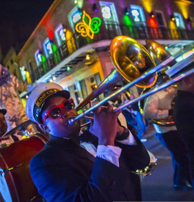 brass band, musician, french quarter