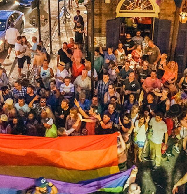 Gay Pride Parade 2015 on Bourbon Street