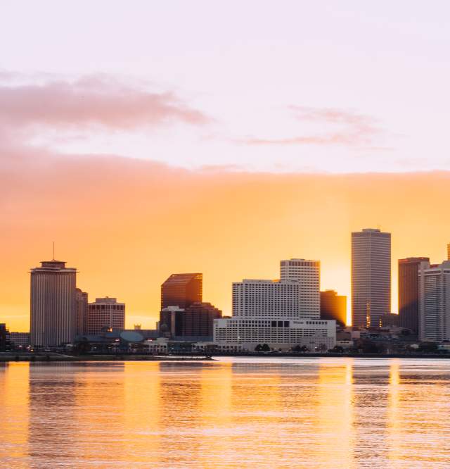 Crescent Park at Sunset - Bywater