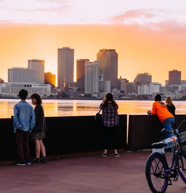 Crescent Park at Sunset - Bywater