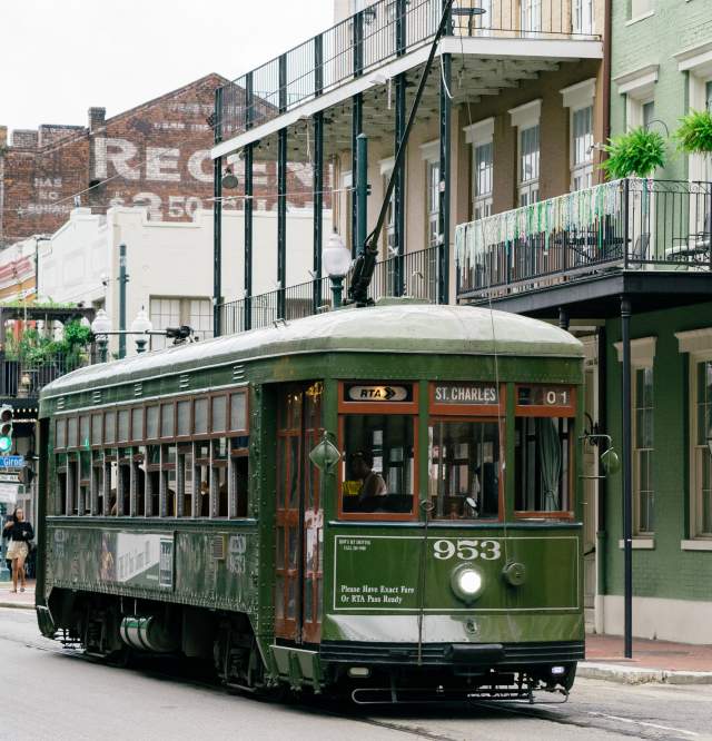 Streetcar downtown