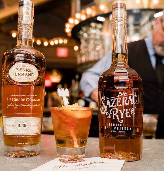 Vieux Caree Cocktail at The Hotel Monteleone's Carousel Bar