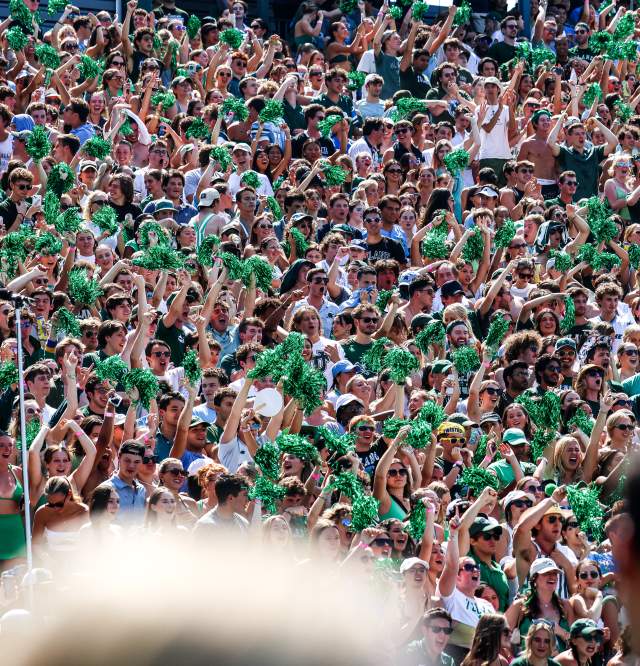 Tulane Fans at Yulman Stadium