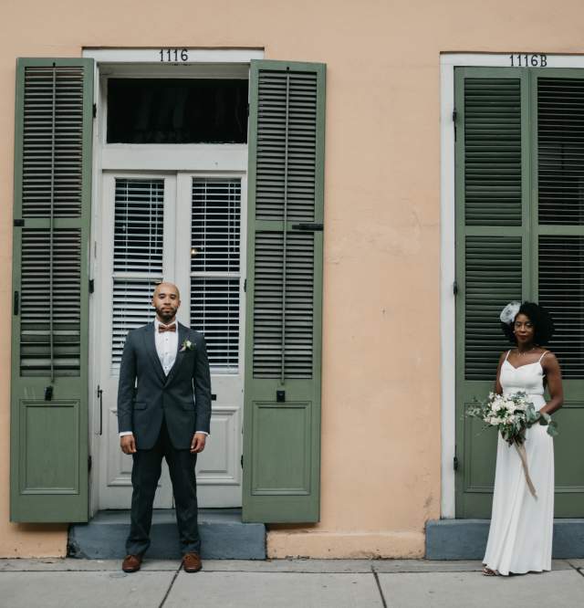 Wedding Couple French Quarter