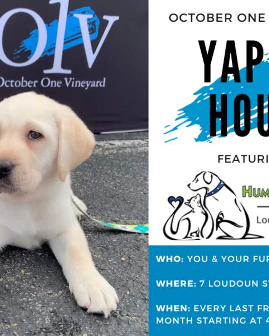 Yappy Hour at October One